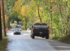Washed-out road